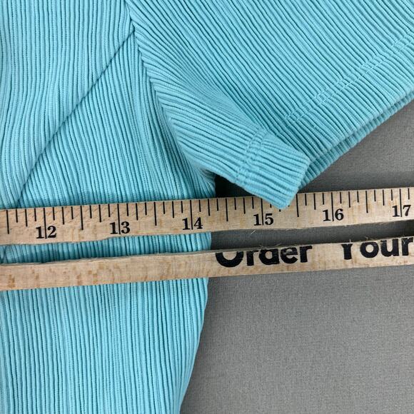 Opening Ceremony Dress Womens Medium Tiffany Blue Apex Babydoll Mini Fit & Flare - Picture 12 of 13